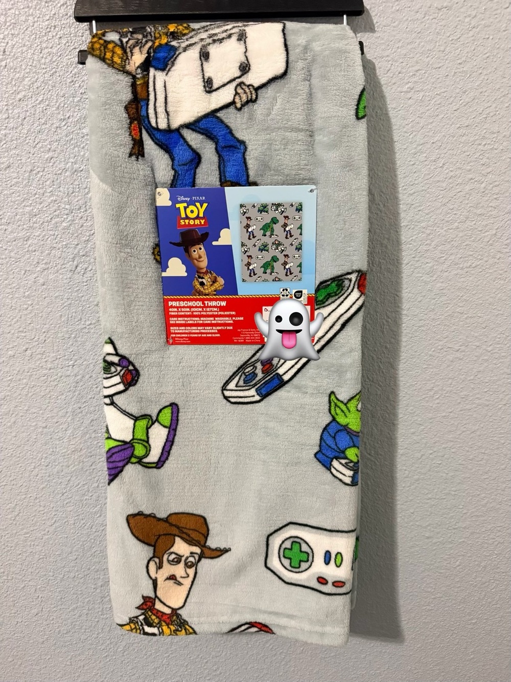 Disney Pixar Toy Story Throw Blanket 40" x 50"